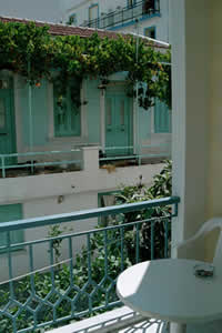 Hotel balcony Karpathos town