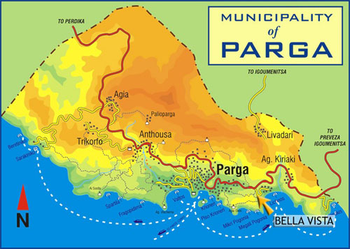 The surroundings of Parga