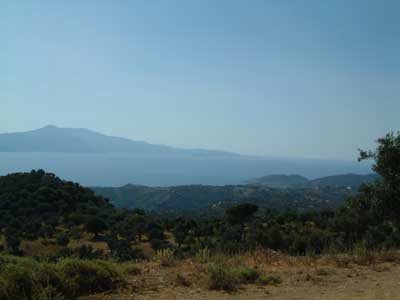 View of Skopelos from Skiathos