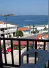 Skiathos, vie of sea from balcony